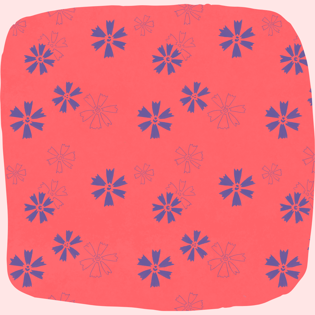 The Sweet Cosmos - Pink sarong pattern from YUMI & KORA