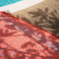 The Sweet Cosmos - Pink sarong from YUMI & KORA is used as a pool towel