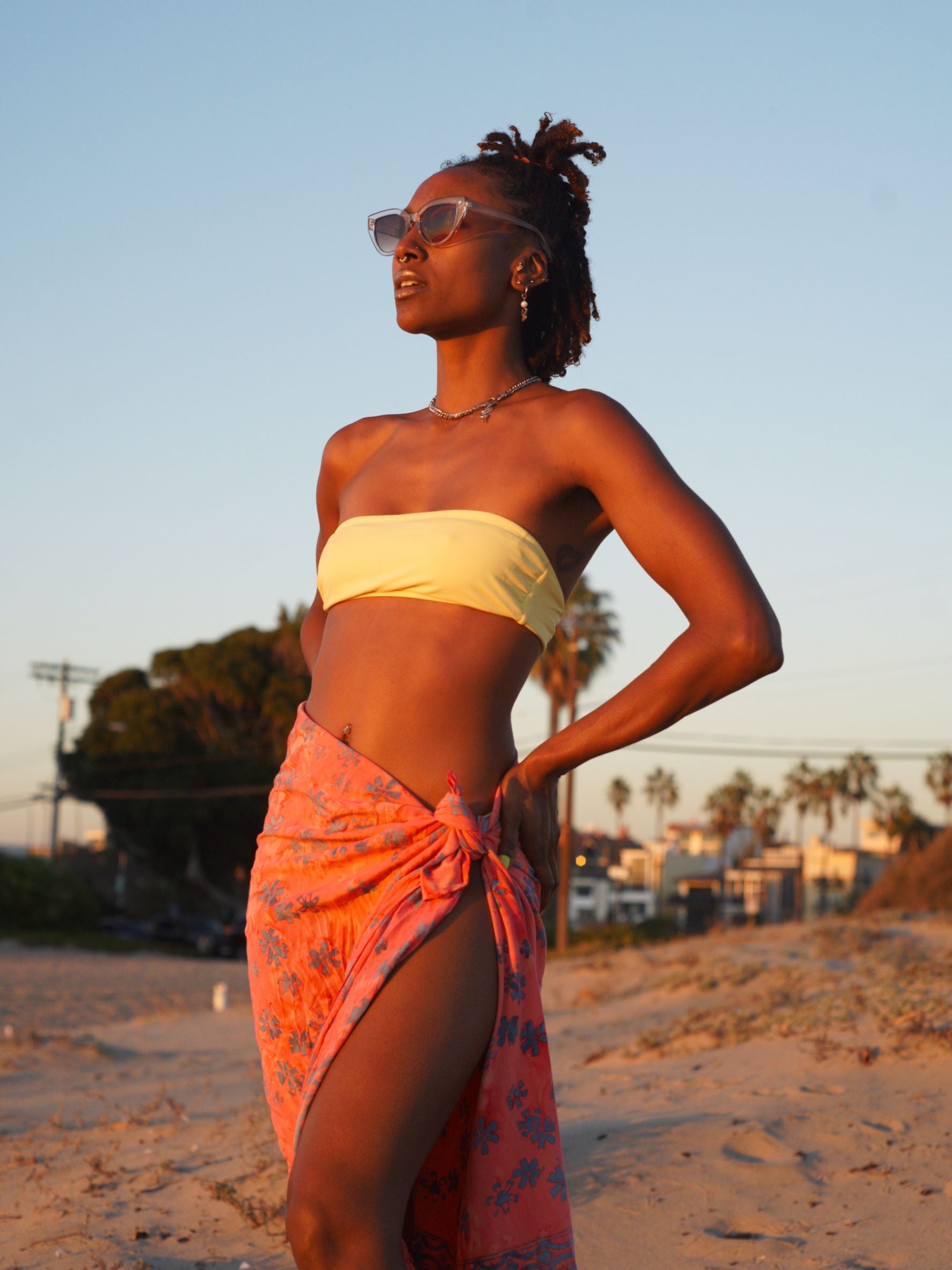 Sarong Wrap Swimsuit Cover Up || YUMI & KORA Sarongs || SWEET COSMOS